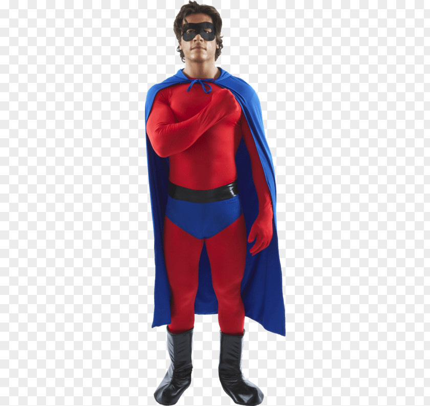 Superman Costume Superhero Electric Blue PNG