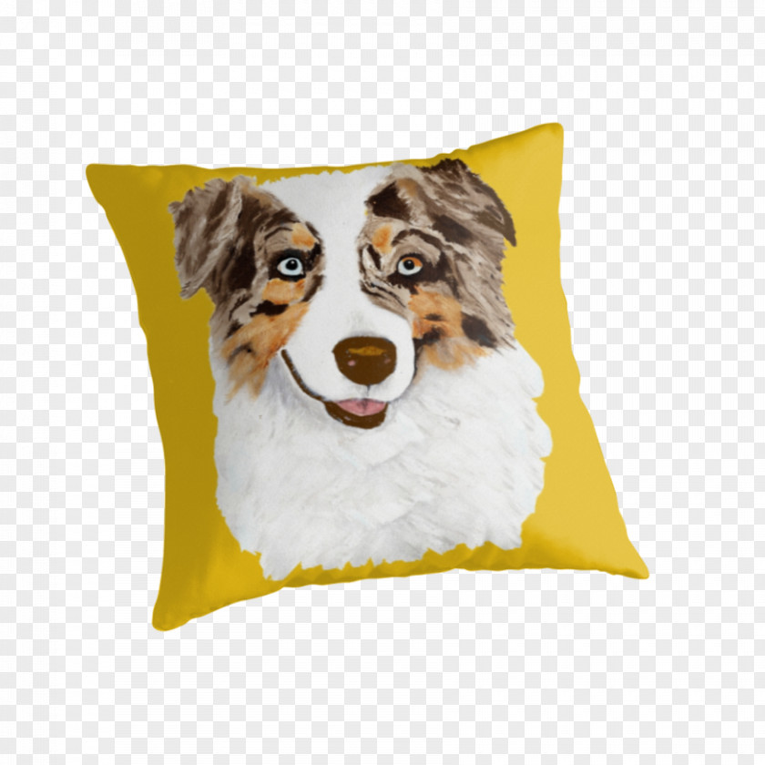 Australian Shepherd Dog Breed German Throw Pillows Cushion PNG