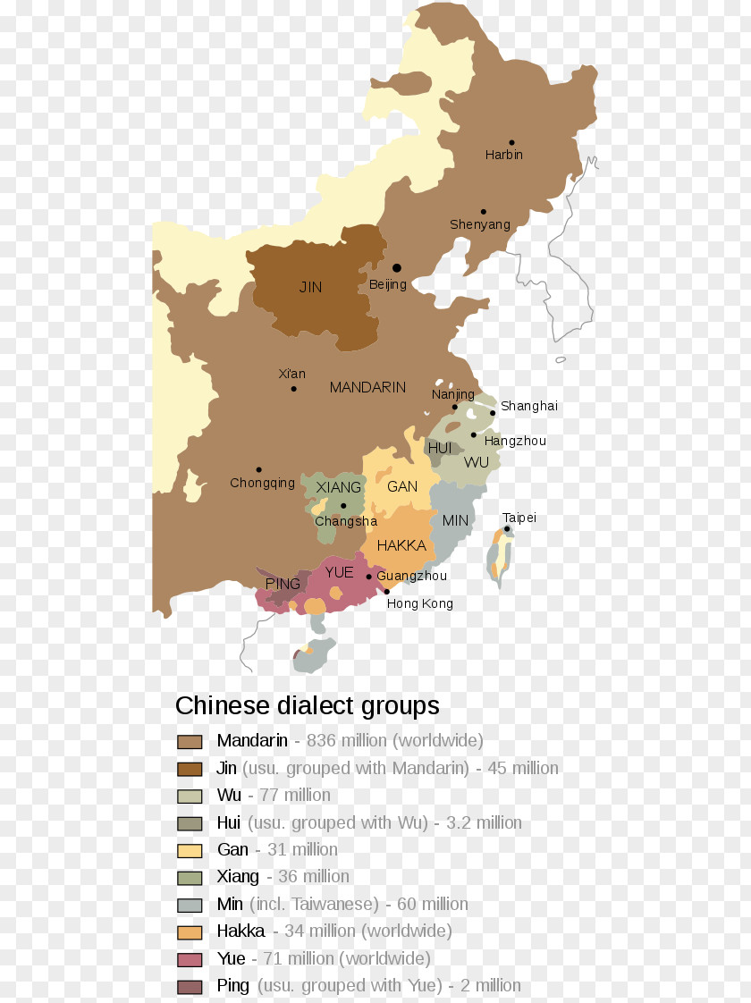 Chinese Language Day Atlas Of China Gan Spoken PNG