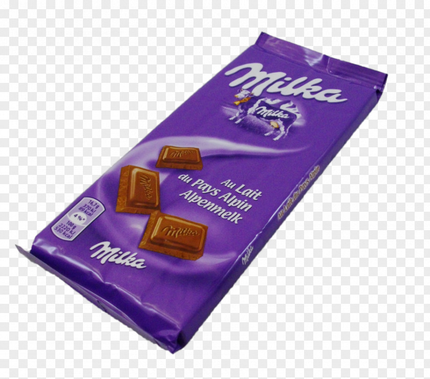 Chocolate Bar Tablette De Chocolat Milka PNG