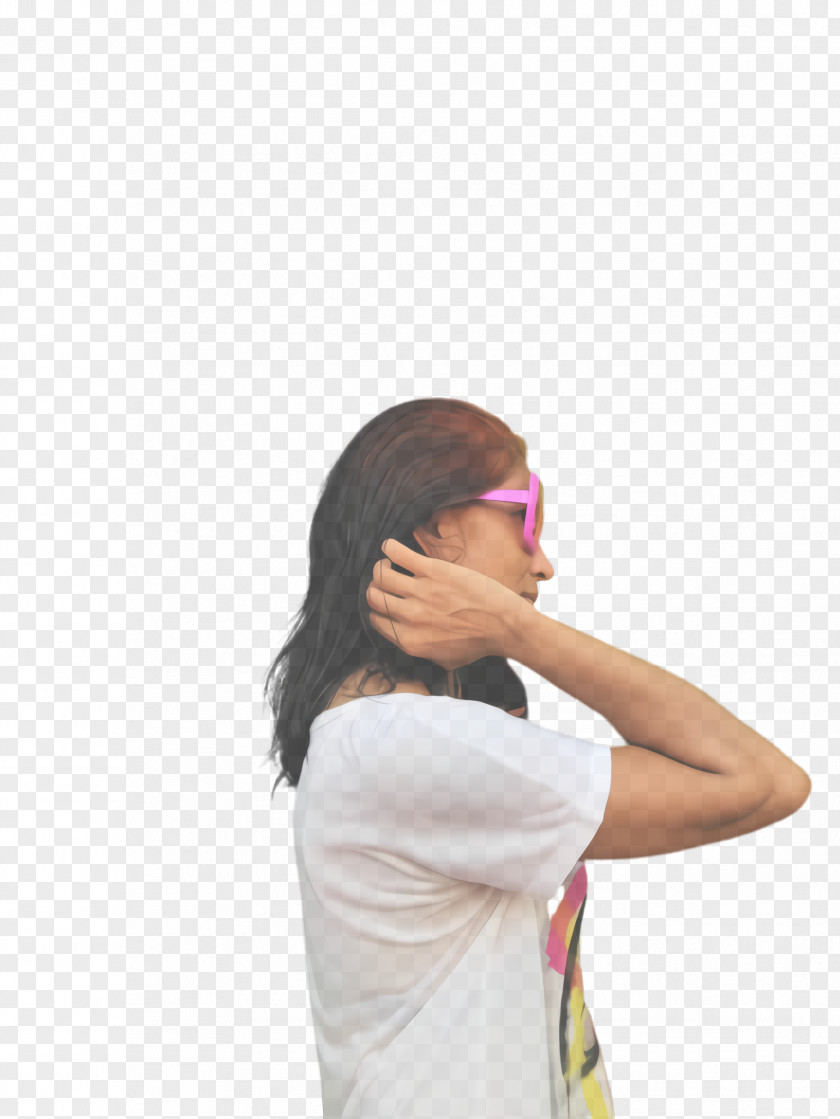 Magenta Headgear Shoulder White Pink Arm Neck PNG