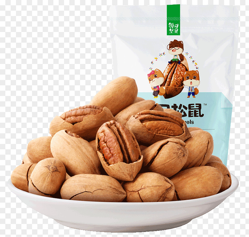 Anhui Three Squirrels Electronic Commerce Co., Ltd. Pecan Food Dried Fruit Nut PNG
