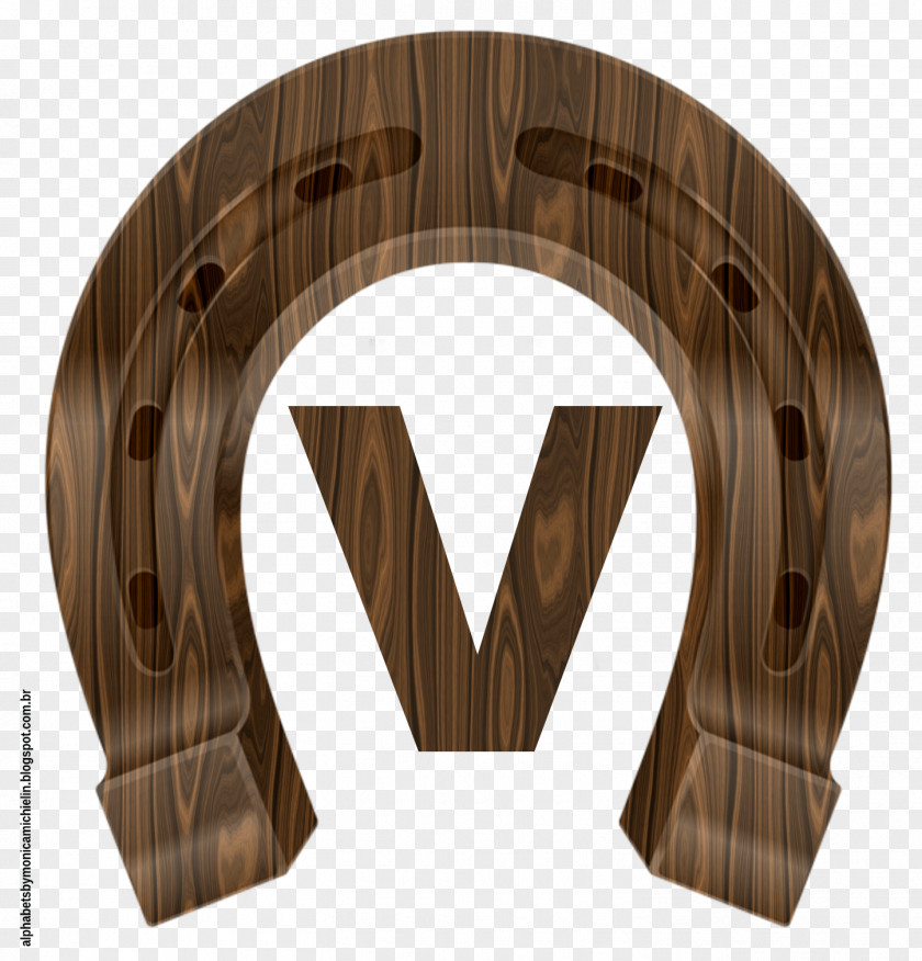 Horse Horseshoe Wood Grain Paper PNG