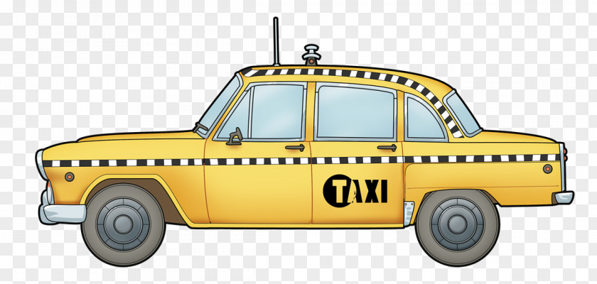 Cab Cliparts Checker Taxi Yellow Clip Art PNG