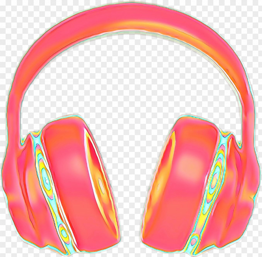 Headphones Design Pink M PNG