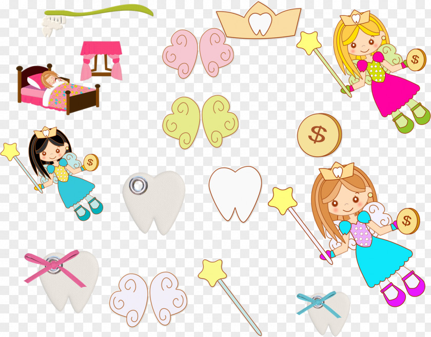 Fairy Angelet De Les Dents Tooth Child Deciduous Teeth PNG