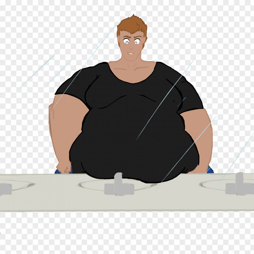 Fat Man Male Adipose Tissue Weight Gain DeviantArt Obesity PNG