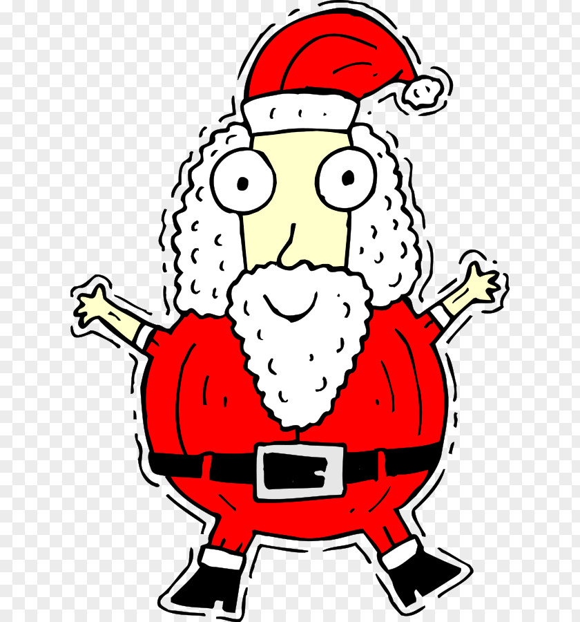 Funny Santa Clipart Claus Clip Art PNG