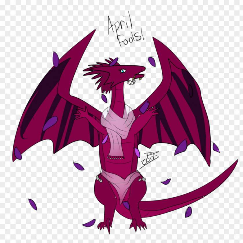 April Fools Dragon BAT-M Demon Clip Art PNG