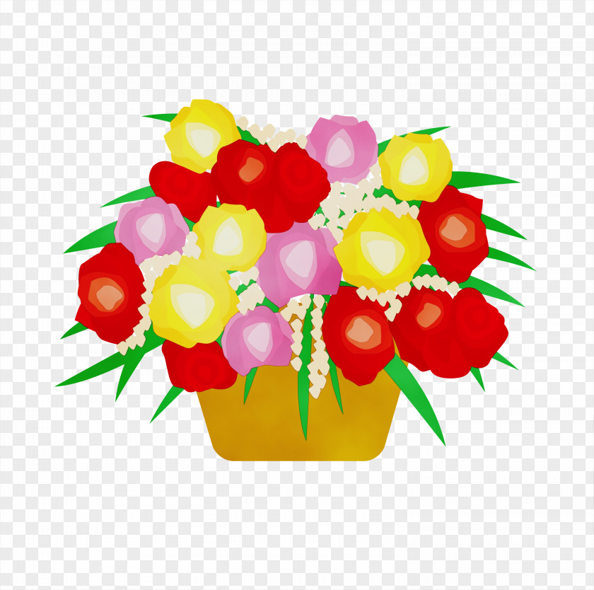 Bouquet Cut Flowers Flower Plant Flowerpot PNG