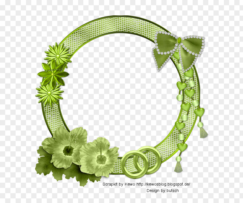 Design Floral Green Picture Frames Flower PNG