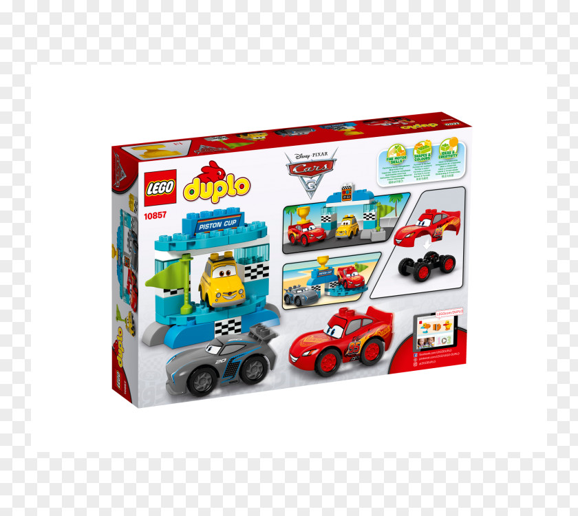 Toy Lightning McQueen Jackson Storm Lego Duplo LEGO 10857 DUPLO Piston Cup Race PNG