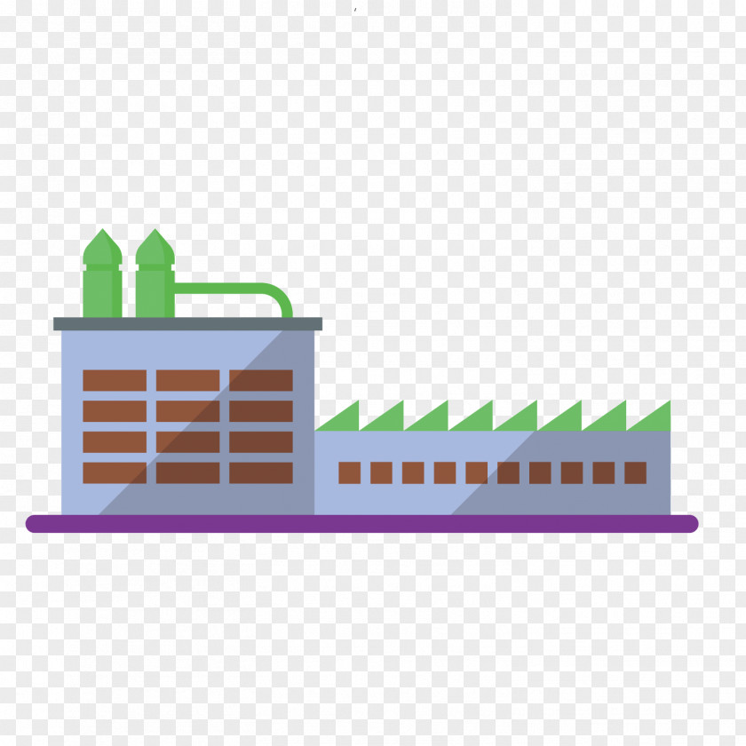 Vector Cartoon Chemical Small Building Coal Power Plant Euclidean Icon PNG