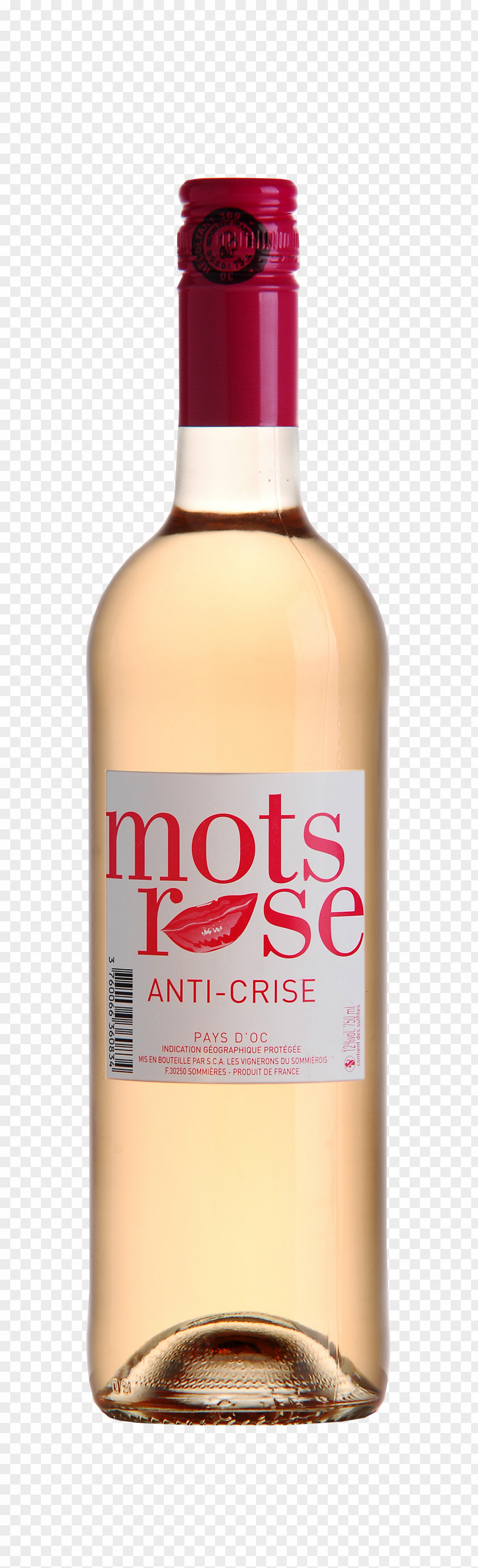 Wine Liqueur Rosé Vin De Pays Bottle PNG