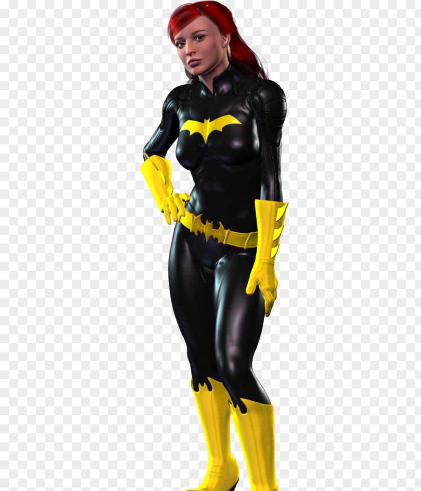 Batgirl Kasumi Ayane Superhero Mount PNG