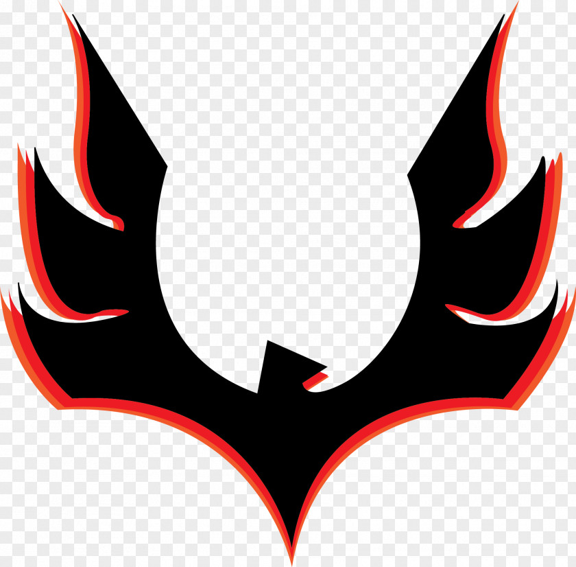 Black Phoenix Logo Clip Art PNG