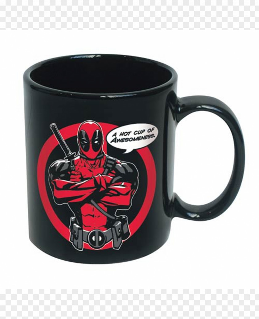 Deadpool Mug Coffee Cup Spider-Man PNG