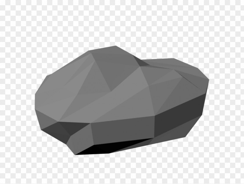 Low Poly Polygon Rock Computer Graphics PNG