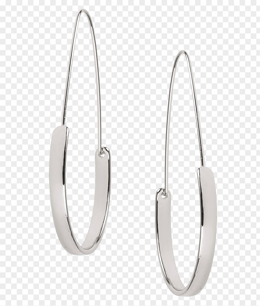 Silver Earring PNG