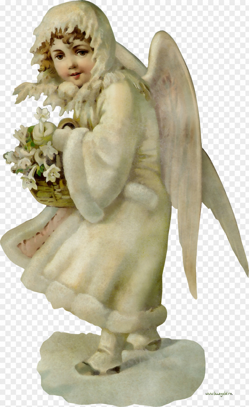 Animal Figure Wing Figurine Angel Supernatural Creature Statue Sculpture PNG