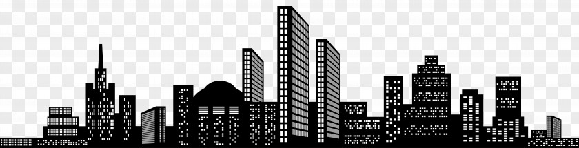 Cityscape Silhouette Clip Art Image Skyline Icon PNG