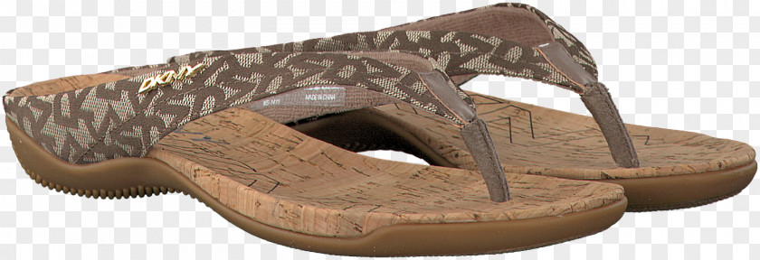 Dkny Shoe Sandal Sarasota Beige Flip-flops PNG