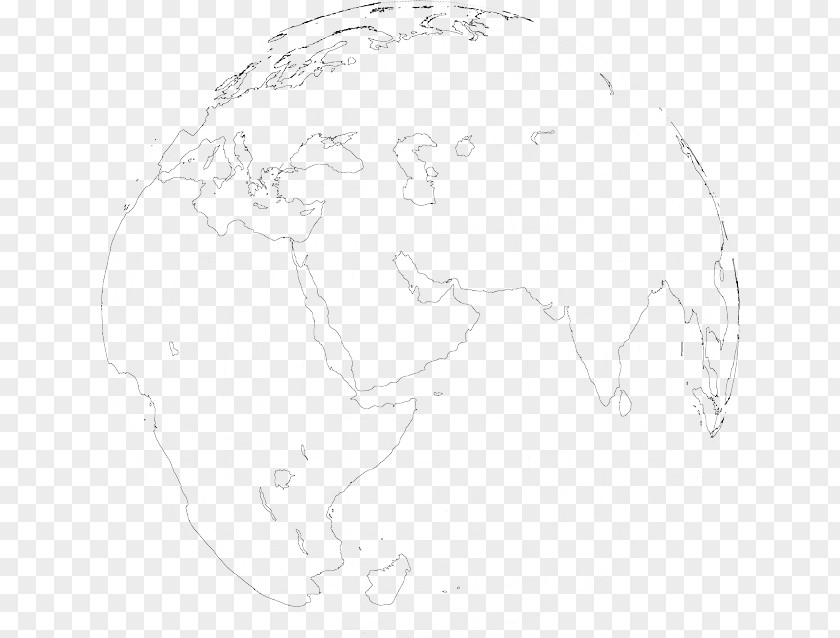Flat Earth Globe World Map PNG