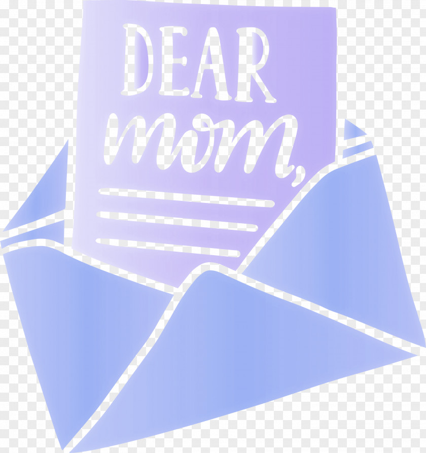 Mothers Day Dear Mom Envelope PNG