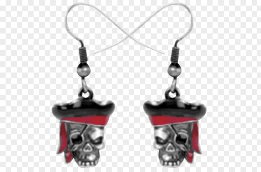 Pirate Captain Earring Coins Necklace Clothing Accessories PNG