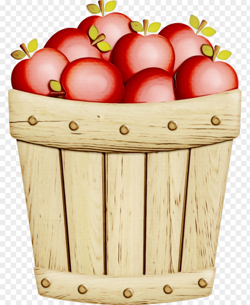 Vegetarian Food Basket Watercolor Season PNG