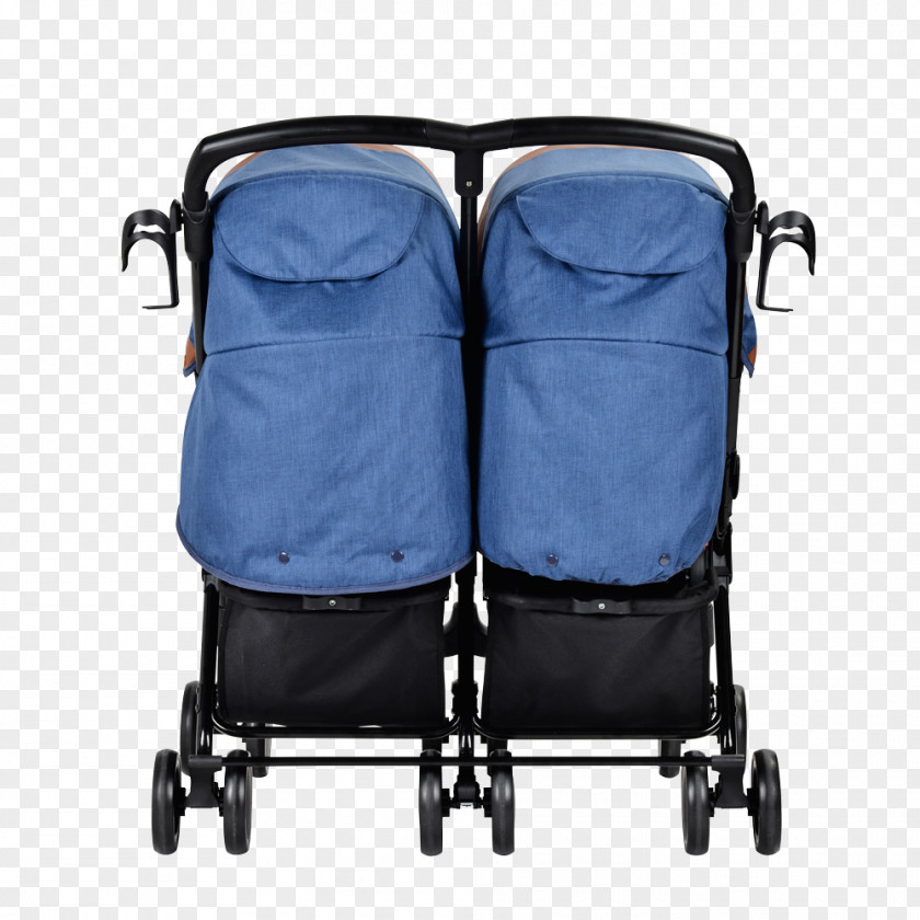 Blue Stroller Twin Summer Infant 3Dtwo Bag Product Design PNG