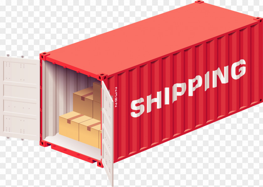 House Shipping Container Cartoon PNG