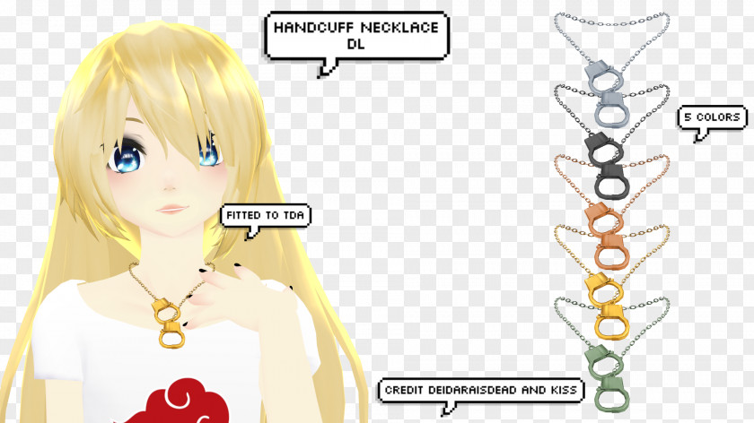 Necklace Choker Yellow Amulet Ear PNG