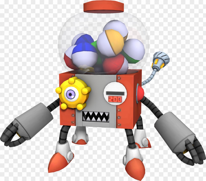 Digimon Gashapon Robot Nintendo 3DS PNG
