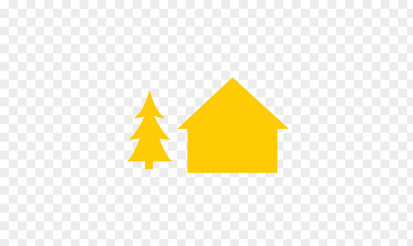 Secluded Cabin Logo Triangle Line Font PNG