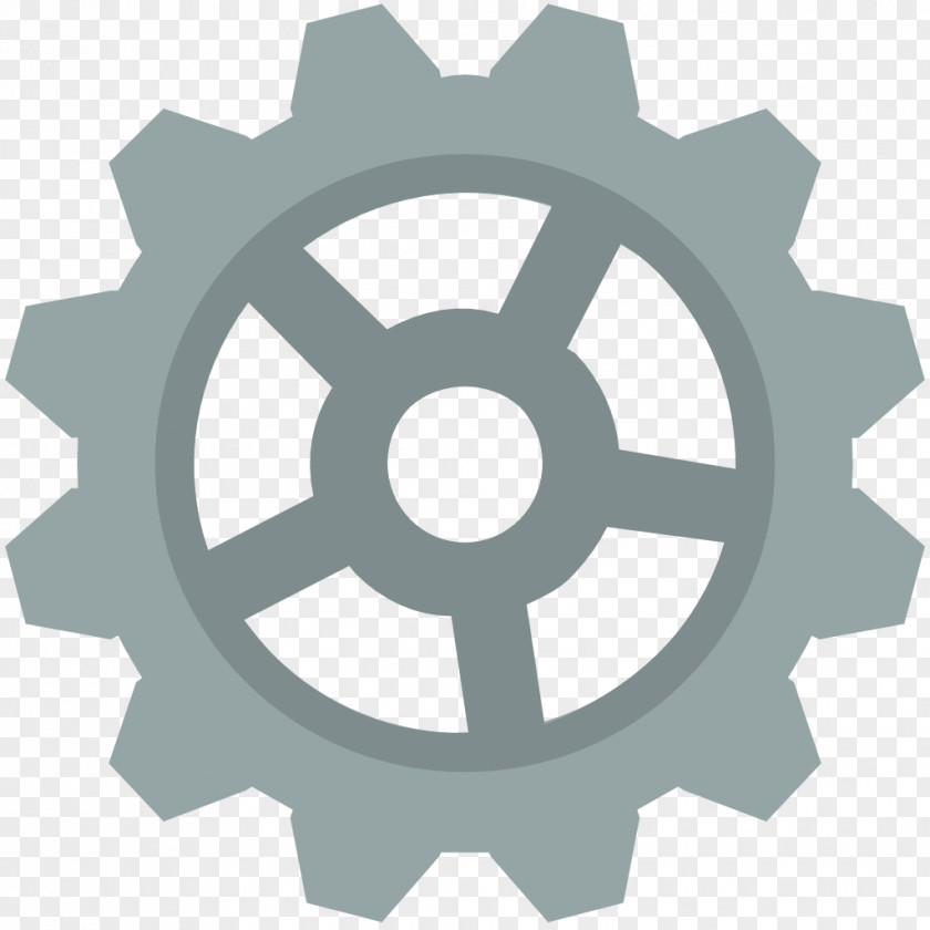 Cog Wheel Angle Gear Symbol PNG