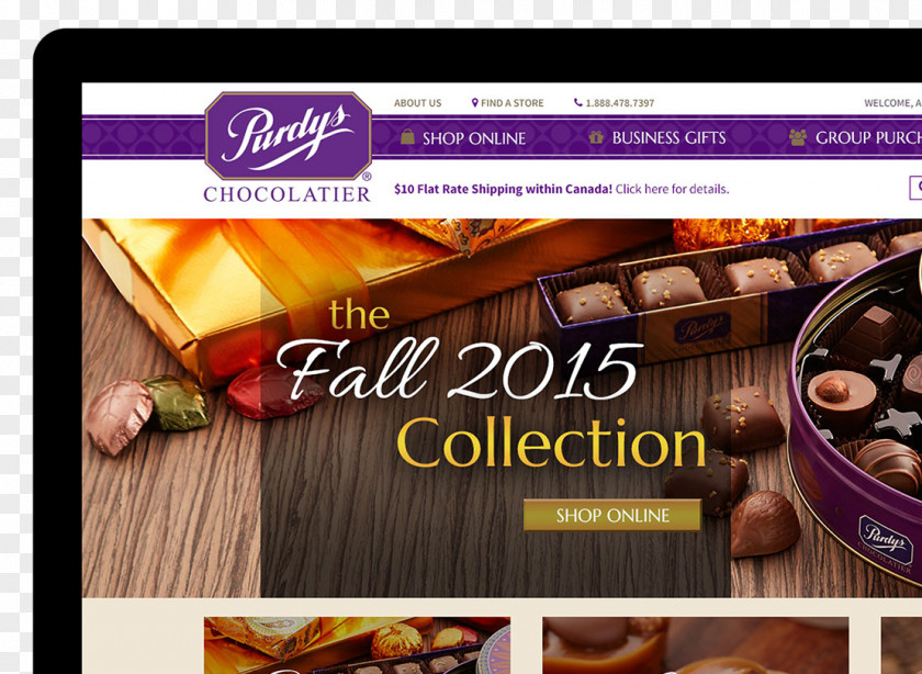 Design Chocolate Bar Responsive Web Praline Purdys Chocolatier PNG