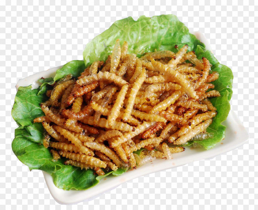Fried Bamboo Worms Xishuangbanna Dai Autonomous Prefecture Chinese Cuisine Yunnan Insect PNG