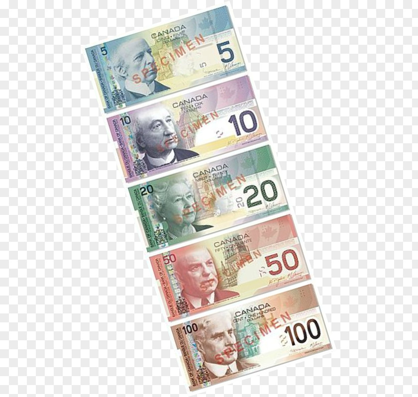 Banknote Cash Paper Money Canada PNG