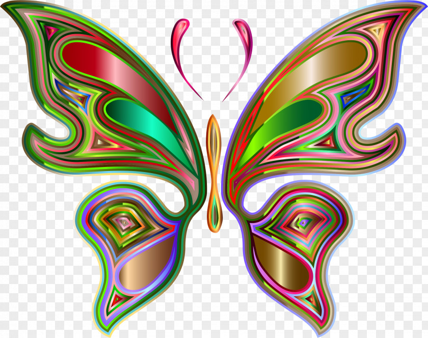 Butterfly Stencil Clip Art PNG