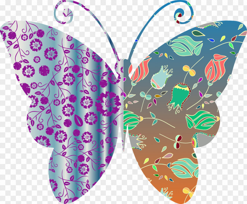 Butterfly Vintage Clothing Clip Art PNG
