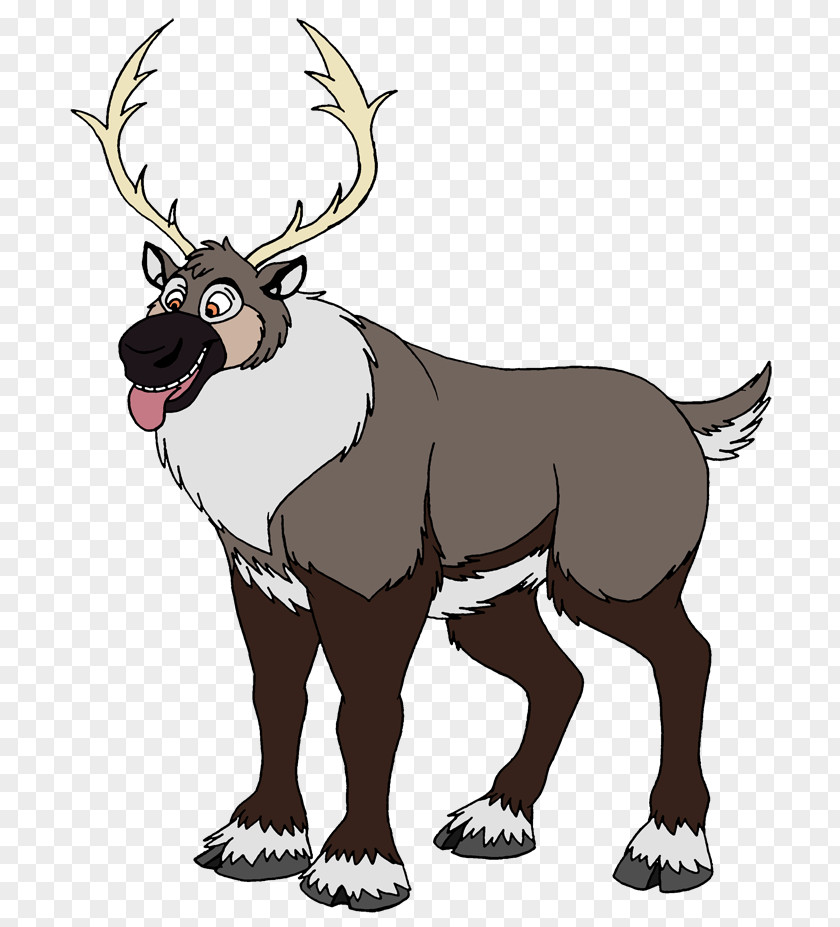 Reindeer Olaf Kristoff Anna Drawing PNG