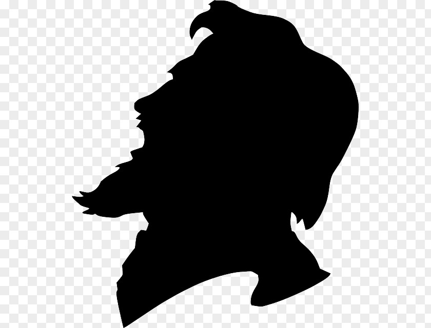 Silhouette Portrait Clip Art PNG