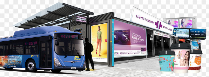 Bus Tour Service Brand Transport Display Advertising PNG