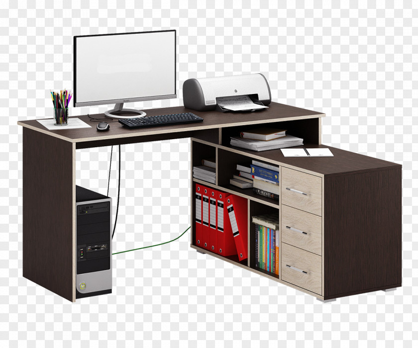 Table Computer Desk Furniture Baldžius PNG