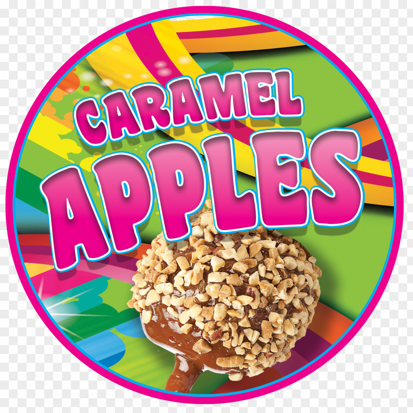 Caramel Apple Breakfast Cereal Candy PNG