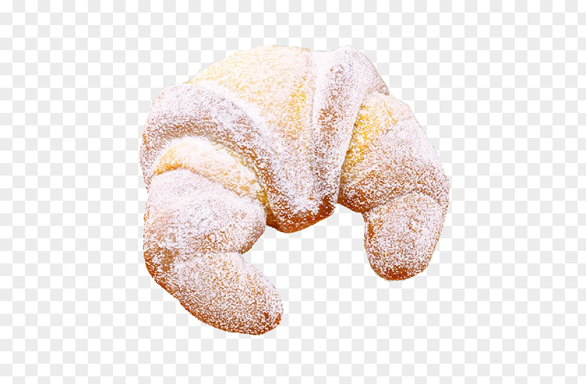 Croissant Powdered Sugar Powder PNG
