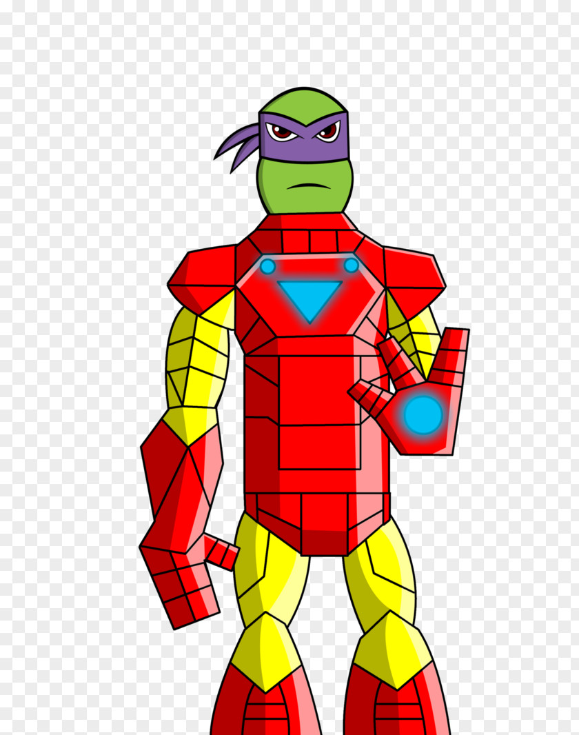Iron Man Donatello Superhero Slash Teenage Mutant Ninja Turtles PNG