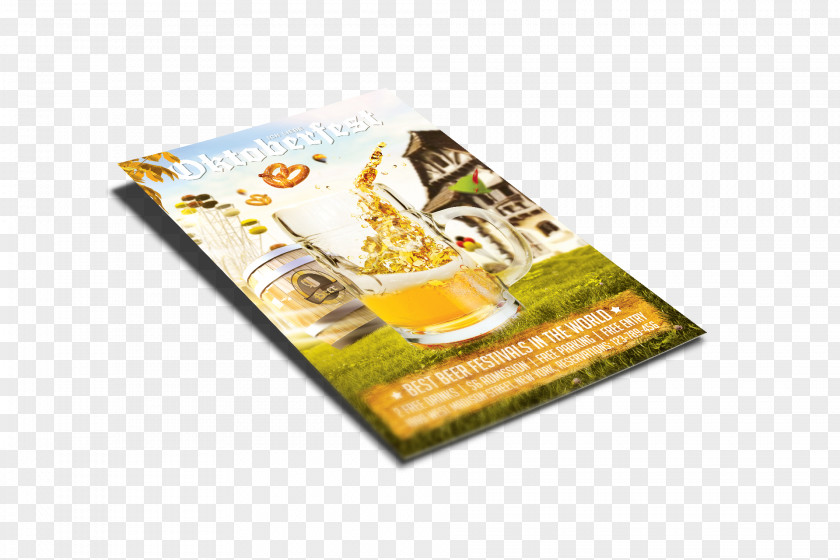 Oktoberfest Flyer Advertising Product PNG