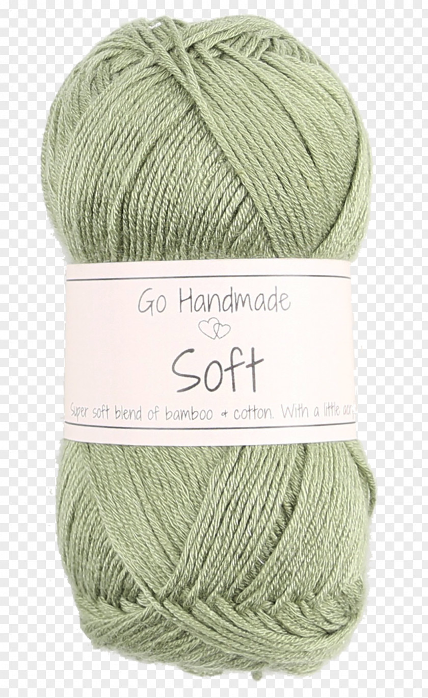 Soft Green Wool Twine PNG
